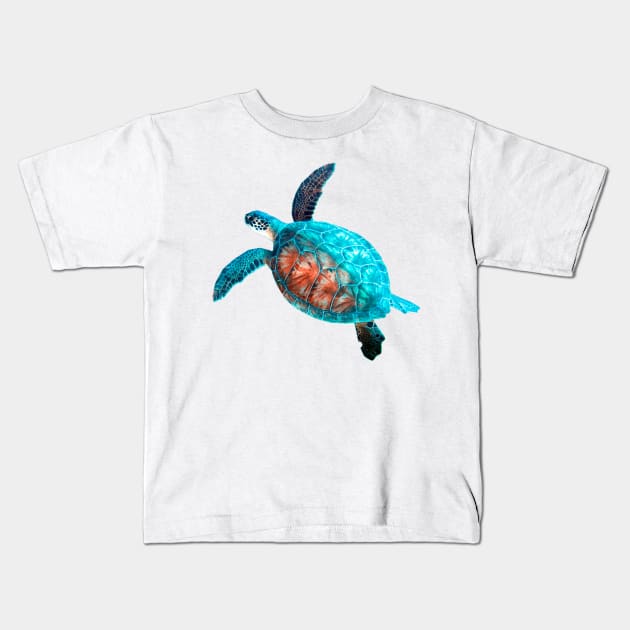 Beautiful Turtle | Cute Kids T-Shirt by gmnglx